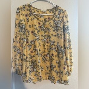 Max Studio Floral Blouse
